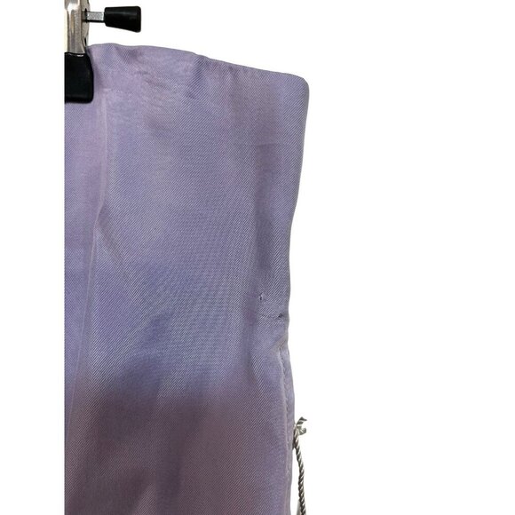 Soft Surroundings Wide Leg Pants Purple Lavender Flowy Full Length NWT Medium - Picture 3 of 10